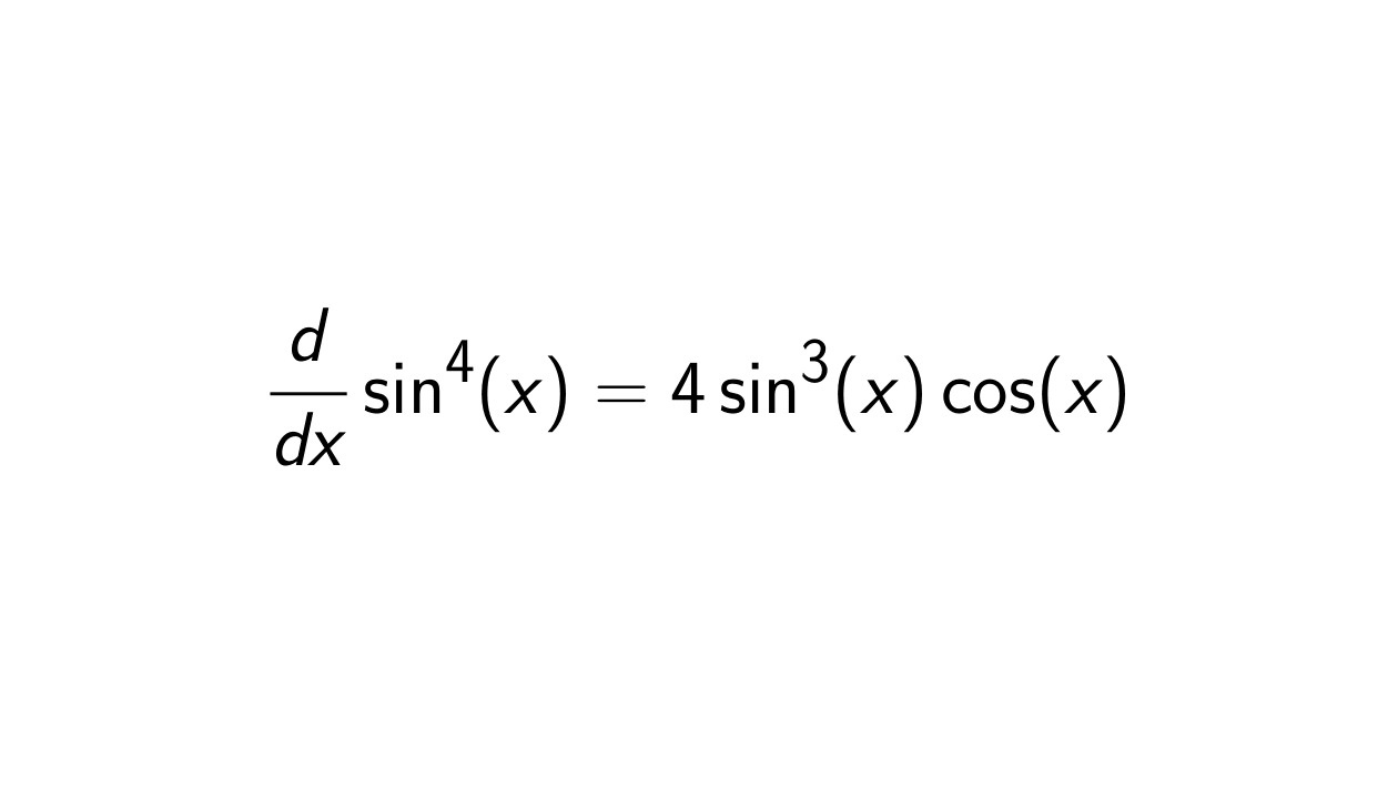 Read more about the article Derivative of sin^4(x)